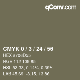 Color code: CMYK 0 / 3 / 24 / 56 | qconv.com