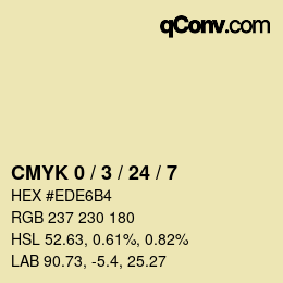 Color code: CMYK 0 / 3 / 24 / 7 | qconv.com