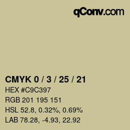 Color code: CMYK 0 / 3 / 25 / 21 | qconv.com