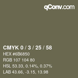 Color code: CMYK 0 / 3 / 25 / 58 | qconv.com