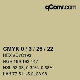 Color code: CMYK 0 / 3 / 26 / 22 | qconv.com