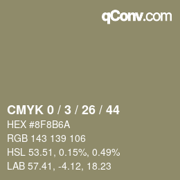 Color code: CMYK 0 / 3 / 26 / 44 | qconv.com