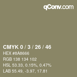 Color code: CMYK 0 / 3 / 26 / 46 | qconv.com
