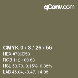 Color code: CMYK 0 / 3 / 26 / 56 | qconv.com