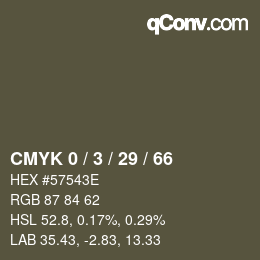 Color code: CMYK 0 / 3 / 29 / 66 | qconv.com
