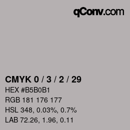 Color code: CMYK 0 / 3 / 2 / 29 | qconv.com