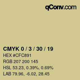 Color code: CMYK 0 / 3 / 30 / 19 | qconv.com