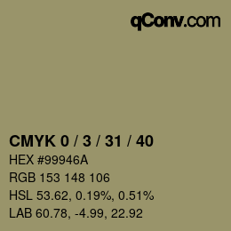 Color code: CMYK 0 / 3 / 31 / 40 | qconv.com