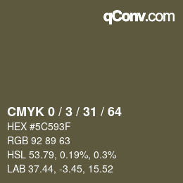 Color code: CMYK 0 / 3 / 31 / 64 | qconv.com