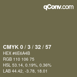 Color code: CMYK 0 / 3 / 32 / 57 | qconv.com