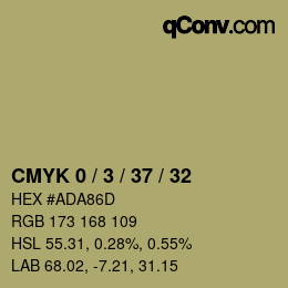 Color code: CMYK 0 / 3 / 37 / 32 | qconv.com