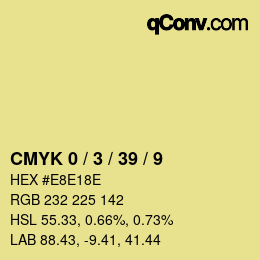 Color code: CMYK 0 / 3 / 39 / 9 | qconv.com