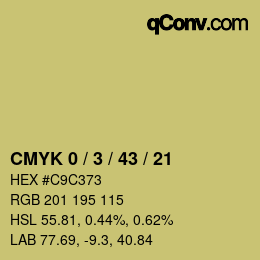 Color code: CMYK 0 / 3 / 43 / 21 | qconv.com