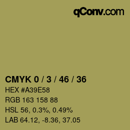 Color code: CMYK 0 / 3 / 46 / 36 | qconv.com