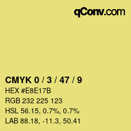 Color code: CMYK 0 / 3 / 47 / 9 | qconv.com