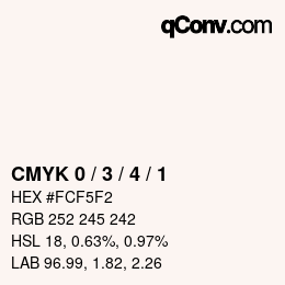 Color code: CMYK 0 / 3 / 4 / 1 | qconv.com