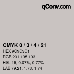 Color code: CMYK 0 / 3 / 4 / 21 | qconv.com