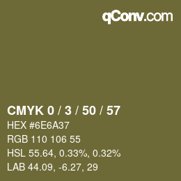Color code: CMYK 0 / 3 / 50 / 57 | qconv.com