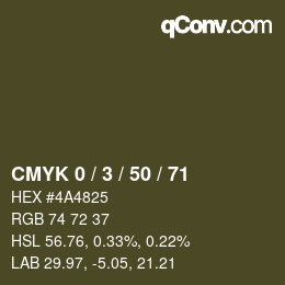 Color code: CMYK 0 / 3 / 50 / 71 | qconv.com