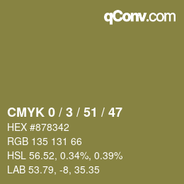 Color code: CMYK 0 / 3 / 51 / 47 | qconv.com