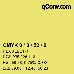 Color code: CMYK 0 / 3 / 52 / 8 | qconv.com