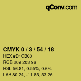 Color code: CMYK 0 / 3 / 54 / 18 | qconv.com