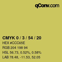 Color code: CMYK 0 / 3 / 54 / 20 | qconv.com