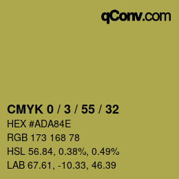 Color code: CMYK 0 / 3 / 55 / 32 | qconv.com