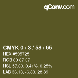 Color code: CMYK 0 / 3 / 58 / 65 | qconv.com