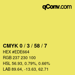 Color code: CMYK 0 / 3 / 58 / 7 | qconv.com