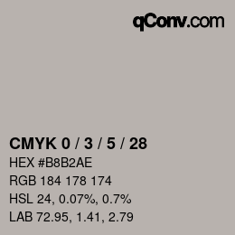 Color code: CMYK 0 / 3 / 5 / 28 | qconv.com