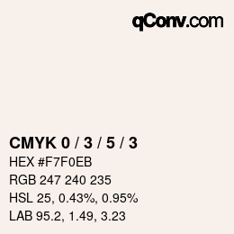 Color code: CMYK 0 / 3 / 5 / 3 | qconv.com