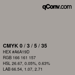 Color code: CMYK 0 / 3 / 5 / 35 | qconv.com