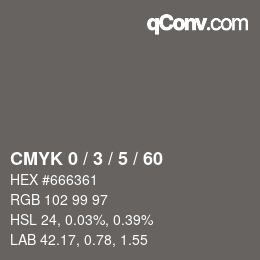 Color code: CMYK 0 / 3 / 5 / 60 | qconv.com