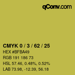 Color code: CMYK 0 / 3 / 62 / 25 | qconv.com