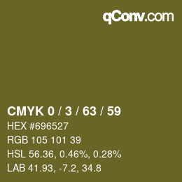 Color code: CMYK 0 / 3 / 63 / 59 | qconv.com