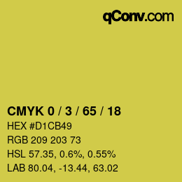 Color code: CMYK 0 / 3 / 65 / 18 | qconv.com