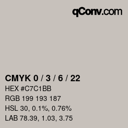 Color code: CMYK 0 / 3 / 6 / 22 | qconv.com