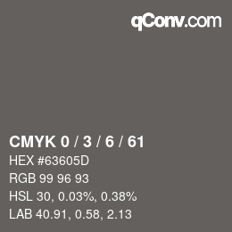 Color code: CMYK 0 / 3 / 6 / 61 | qconv.com