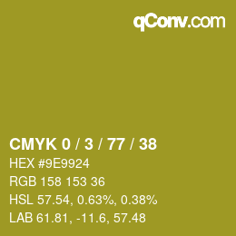 Color code: CMYK 0 / 3 / 77 / 38 | qconv.com