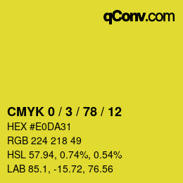 Color code: CMYK 0 / 3 / 78 / 12 | qconv.com