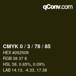 Color code: CMYK 0 / 3 / 78 / 85 | qconv.com