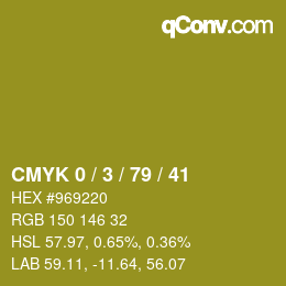 Color code: CMYK 0 / 3 / 79 / 41 | qconv.com