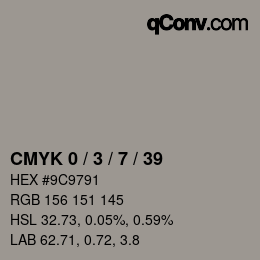 Color code: CMYK 0 / 3 / 7 / 39 | qconv.com