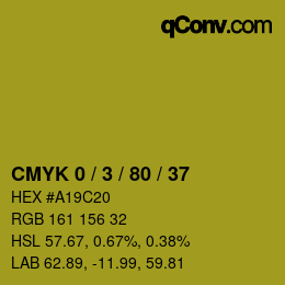 Color code: CMYK 0 / 3 / 80 / 37 | qconv.com