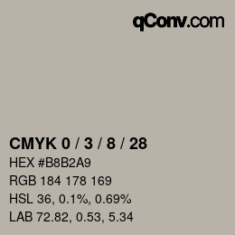 Color code: CMYK 0 / 3 / 8 / 28 | qconv.com