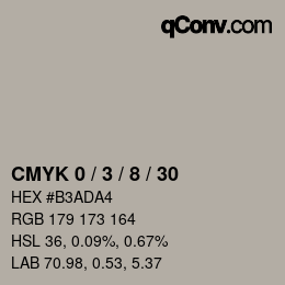 Color code: CMYK 0 / 3 / 8 / 30 | qconv.com