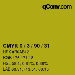 Color code: CMYK 0 / 3 / 90 / 31 | qconv.com
