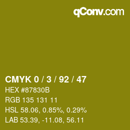 Color code: CMYK 0 / 3 / 92 / 47 | qconv.com