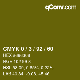 Color code: CMYK 0 / 3 / 92 / 60 | qconv.com
